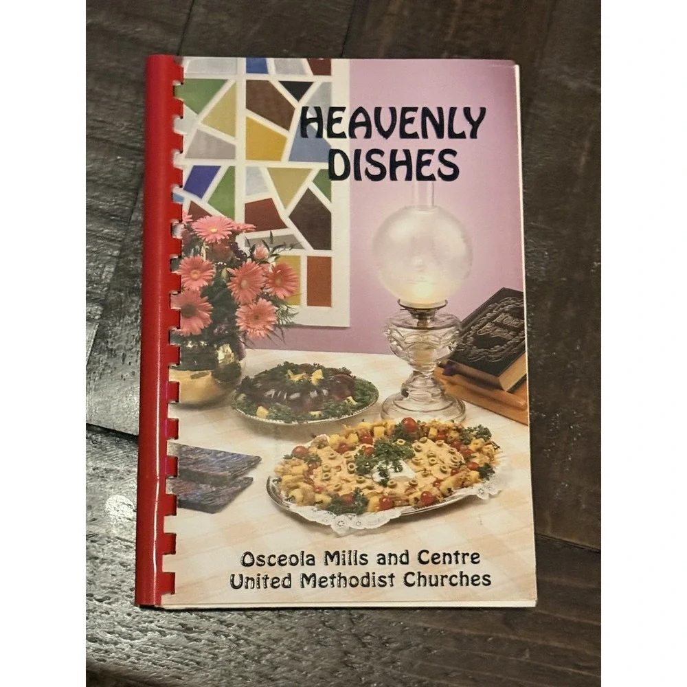 Heavenly Dishes 1997 Church Cookbook Osceola Mills Centre PA Vintage Recipes